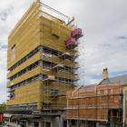 Dunedin building projects great and small are putting pressure on scaffolding supplies. PHOTOS:...