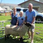 Ross and Tracey McCall, along with son Flynn, were delighted to win supreme sheep at the Mt...