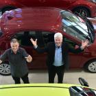 Cooke Howlison technician Garry Ferguson (left) and new vehicle consultant Neil Steel say...