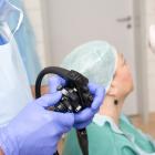 Theatre staff prepare to perform a colonoscopy. Photo: Getty Images. 