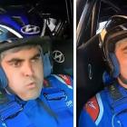 Dunedin Mayor Aaron Hawkins’ face tells the story of his wild ride with 2021 Otago Rally champion...