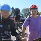 Invercargill youngsters Kye Ripley (left) and Aden Dougherty were riding their bikes at James...