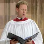 Former Dunedin tenor Nick Madden performs at the funeral of Prince Philip at St George’s Chapel...