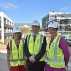 Taieri MP Ingrid Leary, Education Minister Chris Hipkins, and Otago Polytechnic chief executive...