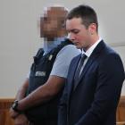 Jack Harrington appears on the first day of his jury trial in the Invercargill District Court,...