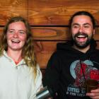 Siblings Leah and Mati Gourlay at their new cafe, Hustl, at Queenstown Central. Photo: Mountain...