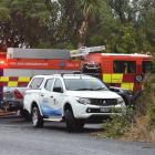 FENZ and the ORC at a fire on Centre Rd. Photo: Gregor Richardson 