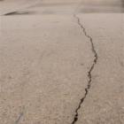 Cracks and damage at Thomas Burns skate park. Photos by Peter McIntosh.