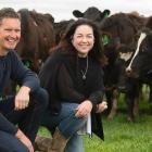 Brent and Rebecca Miller on farm. PHOTO: NATWICK STUDIOS via ODT