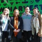 Celebrating the official opening of the Queenstown branch of KiwiHarvest are (from left) manager...