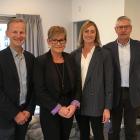 Admiring the new whanau room at Lakes District Hospital in Queenstown are (from left) Lakes...