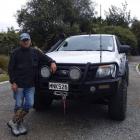 Russell Bryant with his Ford Ranger. Photo: Supplied 