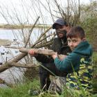 Taking his son Leo Costa (9) duck-shooting for the first time was an emotional and proud moment...