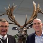 Deer Industry New Zealand board chairman Ian Walker (left) and chief executive Innes Moffat gave...