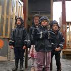 Otago Childcare Centre children (from left) Nicholas Duncan, Elyse Casbolt, Frankie Still and...