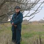 David Thomas (97), of Mosgiel, is duck-shooting in South Canterbury this season with his son,...