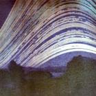 The path of the sun through to sunset, captured by a pinhole camera over 262 days. PHOTO: IAN...