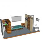 An artist’s impression of a new cabin to be built this year at the Otago Corrections Facility,...