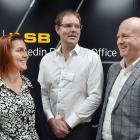 Dunedin business leaders (from left) Sarah Ramsay, Nigel Bamford and Scott Mason spoke about...
