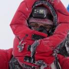 Wanaka documentary maker Scott Simper on the summit of Mt Everest in 2017. Mr Simper caught Covid...