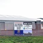 Burns Group Limited’s newly finished yard in Mosgiel sits empty on Wednesday morning after its...