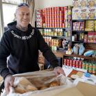 Corrin Webster started the Hoon Hay Food Bank out of his own home.  Photo: Geoff Sloan