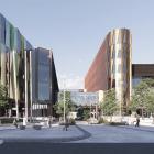 An artist’s concept drawings of what the new Dunedin Hospital might look like. IMAGE: SUPPLIED