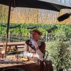 Tom Sainsbury, pictured at River-T Winery, in the Waitaki Valley, stars in one episode of Tourism...