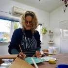 Polly Hutchinson has taken up pottery classes in Sumner. Photo: Supplied