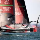 Team New Zealand in America's Cup action against Luna Rossa earlier this year. Photo: Getty