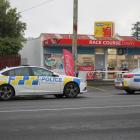 Police at the Race Course Dairy. Photo: Supplied 