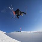 Kiwi freeskier Nico Porteous competes at the Junior World Championships at Cardrona Alpine Resort...