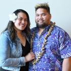 New citizen Robin Masoe, of Samoa, and wife Tracey Masoe after receiving his citizenship at the...