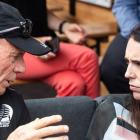 Team New Zealand boss Grant Dalton and Prime Minister Jacinda Ardern. Photo: NZ Herald