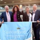 Racing Integrity Board member Brent Williams (right) and Harness Racing New Zealand chief...