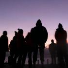 More than 30 people gathered at Oamaru’s Lookout Point yesterday morning to learn about Matariki....