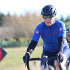 Avril Lane  was one of only two female cyclists competing in the fastest farmer section of the...