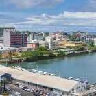 The four Kiwi yachtsman are being taken to Suva by the Fiji Navy. Photo: Getty