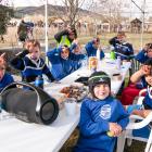 The Kaikorai Rugby Club under-9 rugby team  (clockwise from left) Tane Christian (9), Tommy...