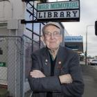 Arthur Woods does not want the war memorial library building to be demolished. Photo: Geoff Sloan