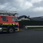 Crews were called to the blaze in Invercargill this morning. Photo: Luisa Girao