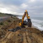Work along Beach Rd to combat coastal erosion has been carried out over the past two months....