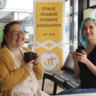 Otago Disabled Students’ Association secretary Hannah Pretious (left) and Disabilitea organiser...