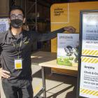 Smiths City store manager Imran Chowdhury is ready to serve click and collect customers. Photo:...
