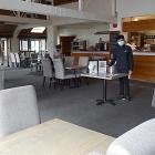 Wanaka’s Edgewater Resort staff (from left) restaurant barista, food and beverage attendant Maddy...