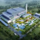 An artist’s impression of what a new $350million waste-to-energy plant in the Waimate district...