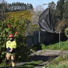 Fire and Emergency New Zealand crews go to a Brockville property after a trampoline crashed into...