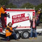The Wastebusters repair crew. Helping the community repair things is closer 
...