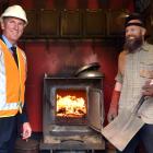 University of Otago property services manager Dean Macaulay (left) and facilities manager Callum...