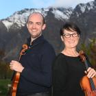 At World’s Edge Festival co-organisers Benjamin Baker and Justine  Cormack. PHOTO:  SHEENA...